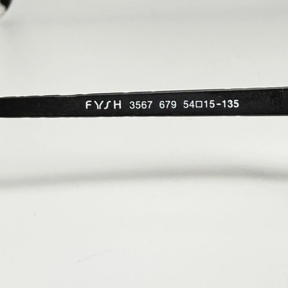 FYSH UK Urban Eyewear 3567 679 Teal Black Rectangular Eyeglasses 54-15-135 22096